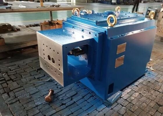 ভালো দাম 72000 ঘন্টা সার্ভিস লাইফ 1500rpm আউটপুট গতি এবং 13 Nm প্রতি cm3 শিল্প যন্ত্রপাতির জন্য নির্দিষ্ট টর্ক সহ টুইন স্ক্রু এক্সট্রুডার গিয়ারবক্স অনলাইন