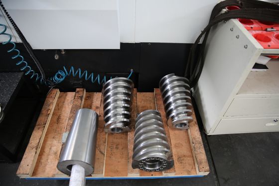 Good price কম্পিউটারাইজড জেএসডাব্লু টুইন স্ক্রু এক্সট্রুডার মেশিন পার্টস স্ক্রু উপাদানসমূহ পিভিসি প্রক্রিয়াজাত হয় অনলাইন