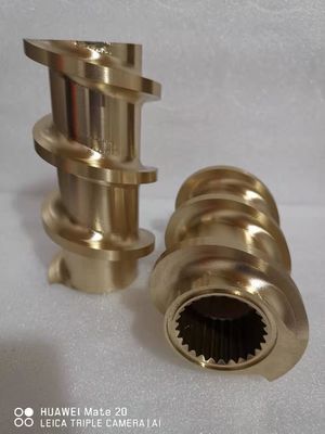 Good price দ্বিগুণ স্ক্রু এক্সট্রুডারের জন্য QAl9-4 টেপার থ্রেড স্ক্রু উপাদানসমূহ 150 মিমি অনলাইন